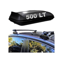 Toyota Land Crusier 2010- Uyumlu Yedek Parça Ara Atkı + Port Bagaj 500 Lt Siyah