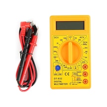 Dt-832 Dijital Multimetre Ölçü Aleti Dc/ac Ses İkazlı 125 70 Mm