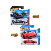Ferrari Sf90 Stradale Kırmızı - Mercedes - Amg Petronas Formula One Team Karışık Renkler Ve Modeller