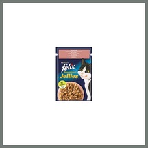 Felix Pouch Sensation Jellies Somonlu Ve Karidesli Yetişkin Kedi Konservesi 85 Gr Mmbz