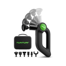 Tunturi Mg70 Profesyonel Masaj Tabancası - Ayarlanabilir Başlıklı Masaj Cihazı - Çok Saplı Masaj Cihazı - 6 Aparat Ve Çanta İçerir - Güçlü Ve Sessiz - Ücretsiz Uygulama İçerir