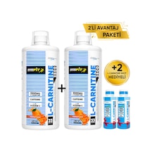 Sporfit Nutrition L-carnitine 3500 Mg 1000 Ml 2 Li Avantaj Paketi 33 Servis Portakal + 2 X L-karnitin Shot Hediyeli