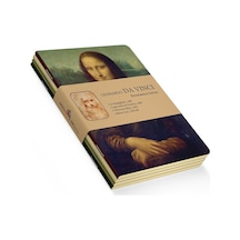 Da Vinci 4'lü Defter Seti, Renaissance Series, Çizgisiz, 48 Sayfa, 10.5x14cm