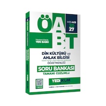 Yediiklim Yayınları 2027 Meb Ags Öabt Din Kültürü Ve Ahlak Bilgisi Öğretmenliği Tamamı Çözümlü Soru Bankası