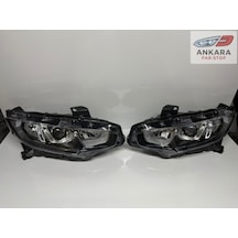 Honda Civic Fc5 2016 - 2021 Ön Far Lambası Sağ - Sol Takım Ledsiz Tip Toplam 2 Far