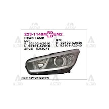 DEPO 2231149LMLEMN2 Ön Far Sol Kia Ceed - Proceed 12-