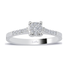 Lova 0,35 Karat Tektaş Görünümlü Pırlanta Yüzük - 1040539