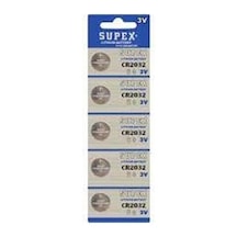 Supex Cr2032 3v Lityum 5li Blister Pil