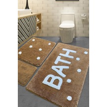 Chilai Home Bath 3Lü Set Banyo Halısı