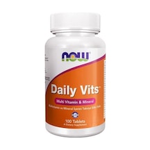 Now Daily Vits Multivitamin Ve Mineral İçeren Takviye Edici Gıda 100 Tablet