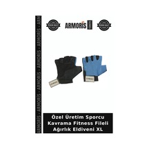 Özel Üretim Sporcu Kavrama Fitness Fileli Ağırlık Eldiveni Xl Çok Renkli