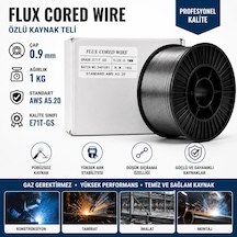 0,9 Mm 1 Kg Özlü Kaynak Teli E71t-gs Gazsız Flux Cored Kaynak Teli