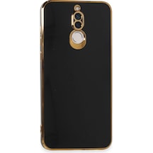 Mey İthalat Huawei Mate 10 Lite Kılıf Volet Silikon - Siyah