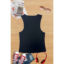 Kadın Halter Yaka Siyah Crop/bluz Siyah
