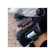 Bt31 İntercom Su Geçirmez Fenerli Bluetooth Motorsiklet Kulaklığı Motosiklet İnterkom Kask Kulaklık