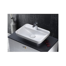 60 X 42 Cm Boyutlarında Turkuaz Renkli Lavabo 508 Yeşil