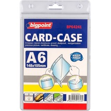 Bigpoint Kilitli Kart Poşeti Dikey A6 105x148mm X 10 Adet