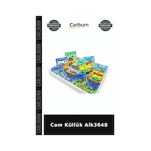Özel Üretim Şık Ev Aksesuarı Salon Modern Cam Küllük Alk3648