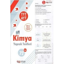 Nitelik Yayınları Yks Tyt Ayt Kimya Yaprak Test