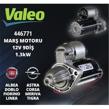 Valeo - 12v 9 Diş Fiat Punto - Punto Evo 1.3 Mjt Marş Dinamosu
