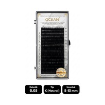 Ocean 0.05c Natural Kıvrım Mix Soft Eyelash Doğal İpek Kirpik 16'lı