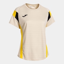 Joma Montreal Kadın Sıfır Yaka Bej Spor Tişört 902518.002 Sarı