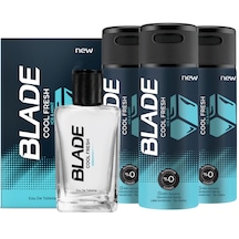 Blade Cool Fresh Erkek Parfüm EDT 70 ML + Cool Fresh Erkek Sprey Deodorant 3 x 150 ML