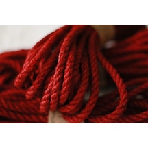 Shibaritürk Kırmızı Jüt Bondage Shibari Ipi 8mm/8mt