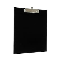 Ekc-kapaksız Sekreterlik Pvc- Yazı Tablası Bloknot Metal Klipsli Beyaz