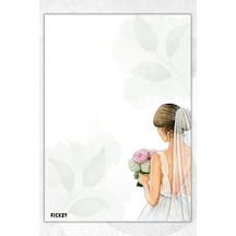 A5 Aşk Bloknot Çizgisiz Defter - 50 Yaprak - Memopad - Notepad - Not Defteri - Not Kağıdı - 1751 Çok Renkli