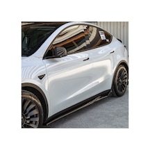 Tesla Model Y 2020-2025 Yan Marşpiyel Piano Black Marşpiyel Eki Seti
