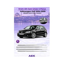 Volkswagen Golf 5 2004-2009 Araca Özel Krom Cam Çıtası A+