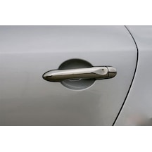 Renault Megane Krom Kapı Kolu 2010-2015 Paslanmaz Çelik 2 Sensö
