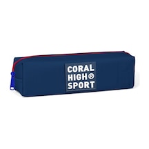 Coral High Sport Tek Bölmeli Lacivert Kalem Çantası