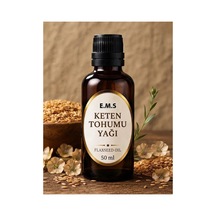 50 Ml Keten Tohumu Yağı Flaxseed Oil %100 Saf Soğuk Pres.
