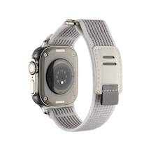 Apple Watch Ultra 49mm Hasır Kordon Nvth Krd-106 Strap Kayış-beyaz