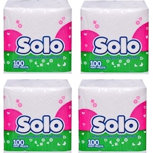 Solo Peçete 100 'Lü 30X30 Cm 4 Paket