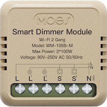 Reedark Akıllı Ev Işık Kontrol Modülü: Wi-fi, Zamanlayıcı, Ses Kontrolü, Alexa Ve Google Assistant Uyumlu, Işık Geçiş Efekti 5-15s