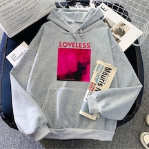 Gri Loveless Kıhoody Benim Kanlı Sevgililer Rock Band Hoodies Moletom Gri