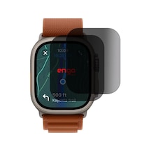 Apple Watch Ultra 3 49mm İle Uyumlu Hayalet Ekran Koruyucu, Yandan Görünmeyen Anti-spy Gizlilik Privacy Koruması, 9h Temperli Nano Kırılmaz Esnek Cam, Parmak İzi Önleyici 2 Adet Çok Renkli