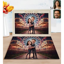 Bk Gift Kişiye Özel Sevgili Karikatürlü 1000 Parça Profesyonel Puzzle-8, 1000 Puzzle, Sevgililer Günü Hediyesi, Sevgiliye Hediye Kobitmeyencom36178 Bk