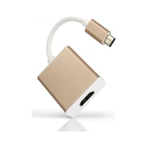 Type-C Usb-C Usb 3.1 To Hdmi 4K Çevirici Dönüştürüc Apple Uyumlu MacBook
