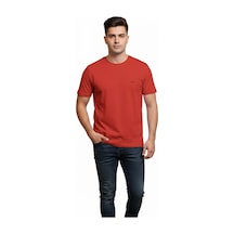 Vigoss Erkek Battal O Yaka Basıc T-shırt B3124-03370 KIrmızı