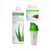 Herbalife Set Aloe Suyu Klasik 100 Gr Çay Ve Shaker