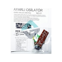 Elektronikport-Ayarlı Osilatör Kare Dalga Üreteç Demonte Kit Kendin Yap