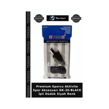 Premium Sporcu Aktivite Spor Aksesuarı Dk-30-black İpli Düdük Siyah Renk