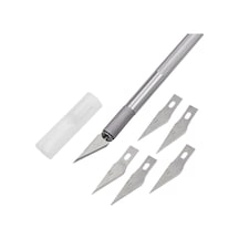 Design Knife Tasarım Hobi Kretuar Bıçağı 5 Uç Yedekli Set