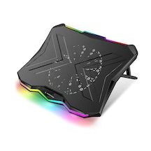 Rampage AD-RC8 Showy 15" - 17" RGB Tek Fanlı Notebook Soğutucu