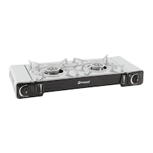 Outwell Appetizer Maxi 2 Brülörlü Kompakt Portatif Gaz Ocağı Gri