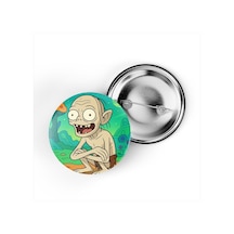 Gollum - 44 Mm İğneli Çanta Rozeti - 5 Adet Diğer